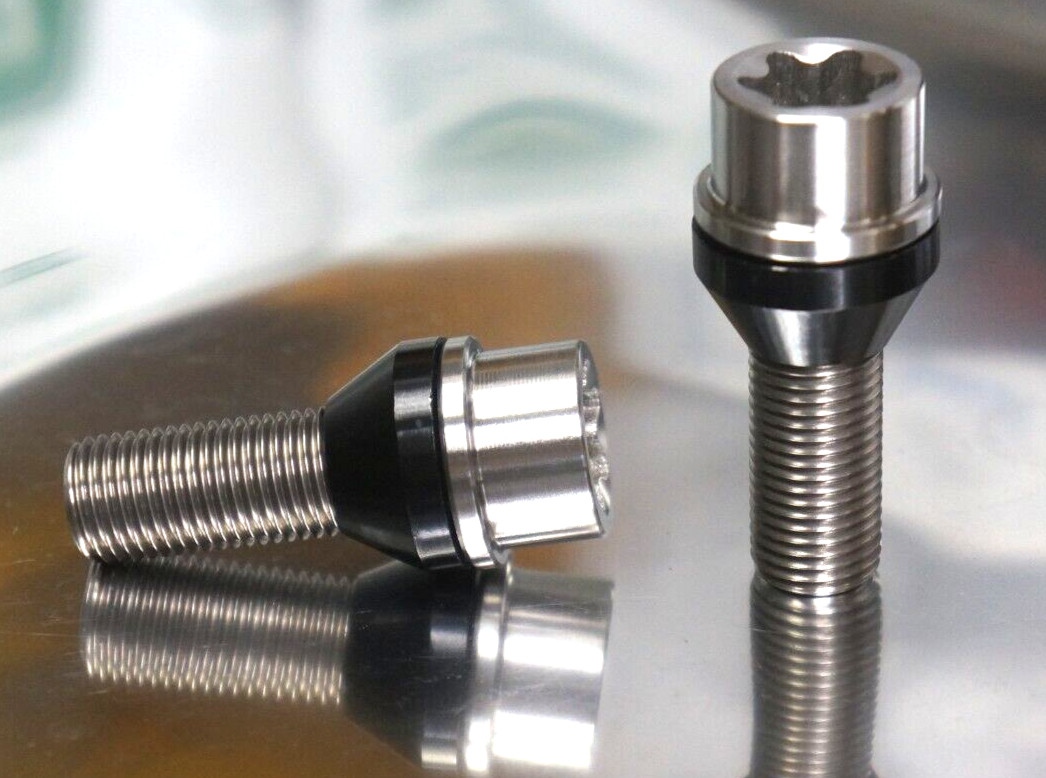 20 set TITANIUM Wheel LUG BOLT Torx 14X1.5 43mm 60 deg Lamborghini