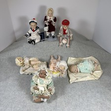 Ashton Drake Vintage Lot Of 7 Drake Yolanda Bello Picture Perfect Porcelain Doll