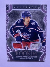 2024-25 Upper Deck Artifacts - Rookie Relic Denton Mateychuk #V Purple /49