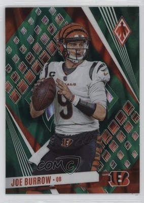 2023 Panini Phoenix Green Seismic SP Variation 20/25 Joe Burrow #13 zg6