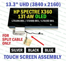 L75196-001 HP Spectre X360 13t-aw 13-aw Oled Uhd Ar Amoled Lcd Display Assembly