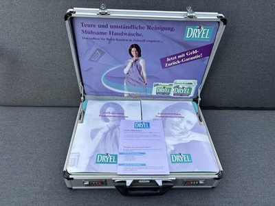 DRYEL Demokoffer zur Produkteinführung 1998 Fleckentfernung + Faserauffrischung 