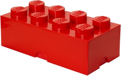 LEGO Aufbewahrungsstein STORAGE BRICK 8 12 Liter rot
