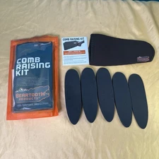 Comb Raising Kit / Gun Buttstock Holder Cheek Rest Pad / Brown - Read Desc