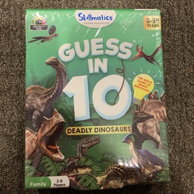 Skillmatics Guess in 10 Deadly Dinosaurs 8+ Family Game New Sealed