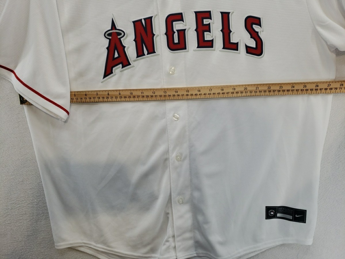 Nike Los Angeles Angels ユニフォーム Ohtani 17 Nike Shohei Ohtani # 17 LA Angels Replica Home Jersey White