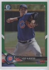 2018 Bowman Chrome Prospects Green Refractor 49/99 Jose Albertos #BCP229 07d9
