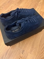 Prada Montecarlo Re-edition 2005 Navy Suede S...