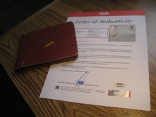 AUTOGRAPH BOOK BASEBALL 38 SIGNED WITH JACKIE ROBINSON PSA