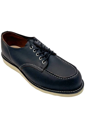 Red Wing Men's Shop Moc Oxford Black Prairie - Picture 1 of 3