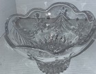 Mikasa Christmas Night Footed Bowl 6" Made in Japan Crystal Glass — photo 2