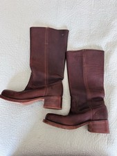 Vintage Dark Brown Frye Campus Boots Women's 8 M US, Model 77050-6