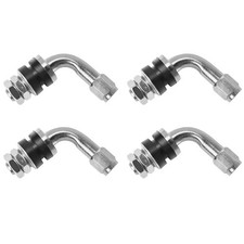 4pcs Tyre Valve Stem 90 Degree Angled Bolt-in Valve Stems Car Motorcycle