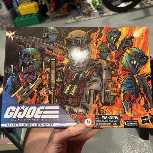 Hasbro G.I. Joe Cobra Viper Officer and Vipers 6 in Set - F4559