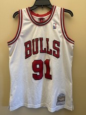  305 Mitchell  Ness Hardwood Classics Dennis Rodman Chicago Bulls Jersey Size L