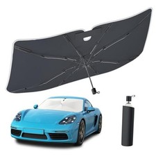 Umbrella Sun Shade for Car Windshield 57"x32", Upgrade Double Medium-57"x32"