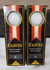 EXACTA Golf Balls Hi-Performance Extra Hi-Spin NEW