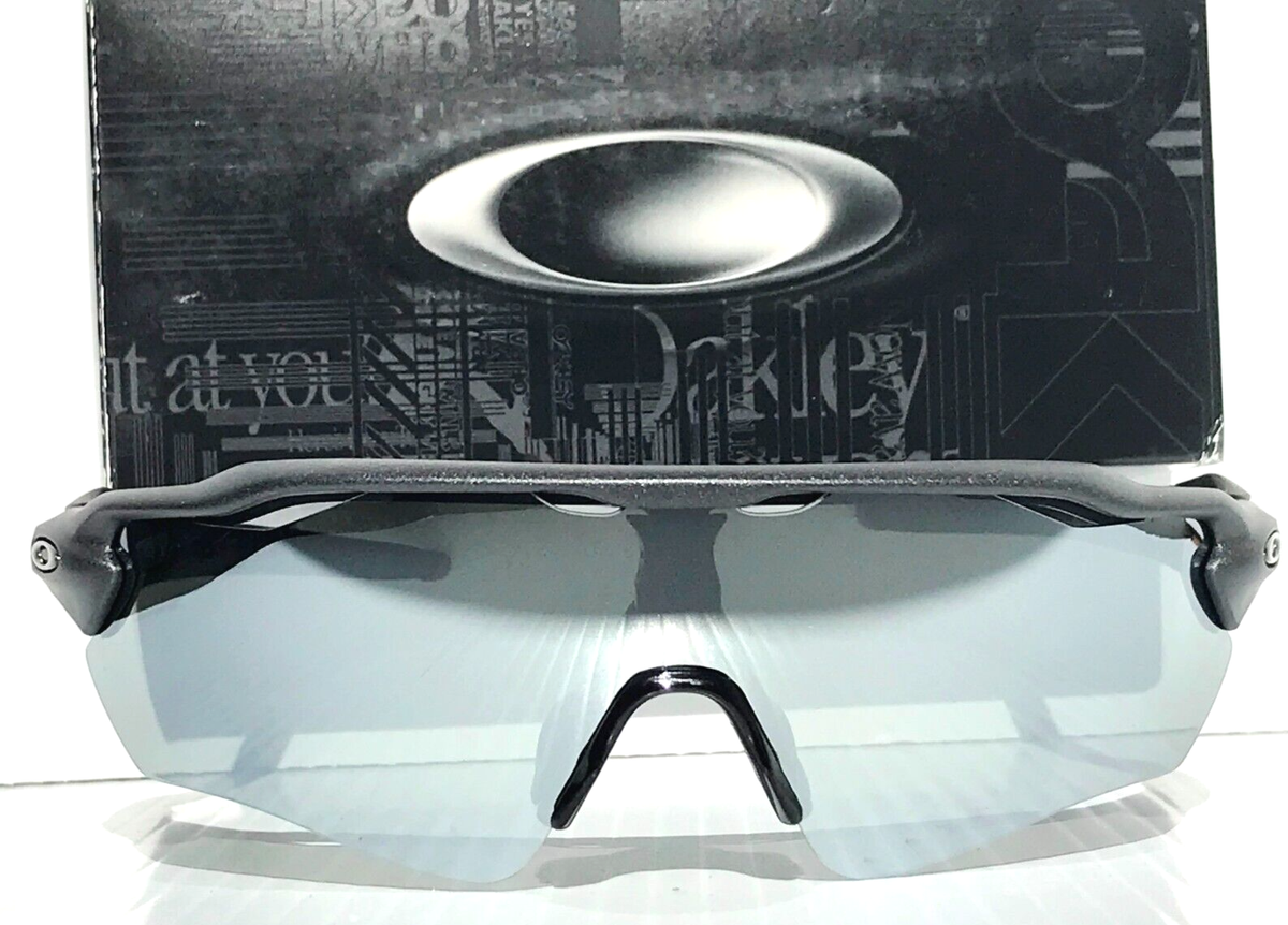 Oakley RADAR EV PATH Steel Grey POLARIZED Galaxy Chrome Lens