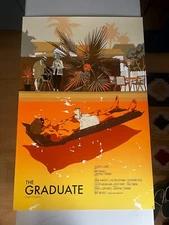 The Graduate Variant Mondo Poster Tomer Hanuka OOP Sold Out Minty Print