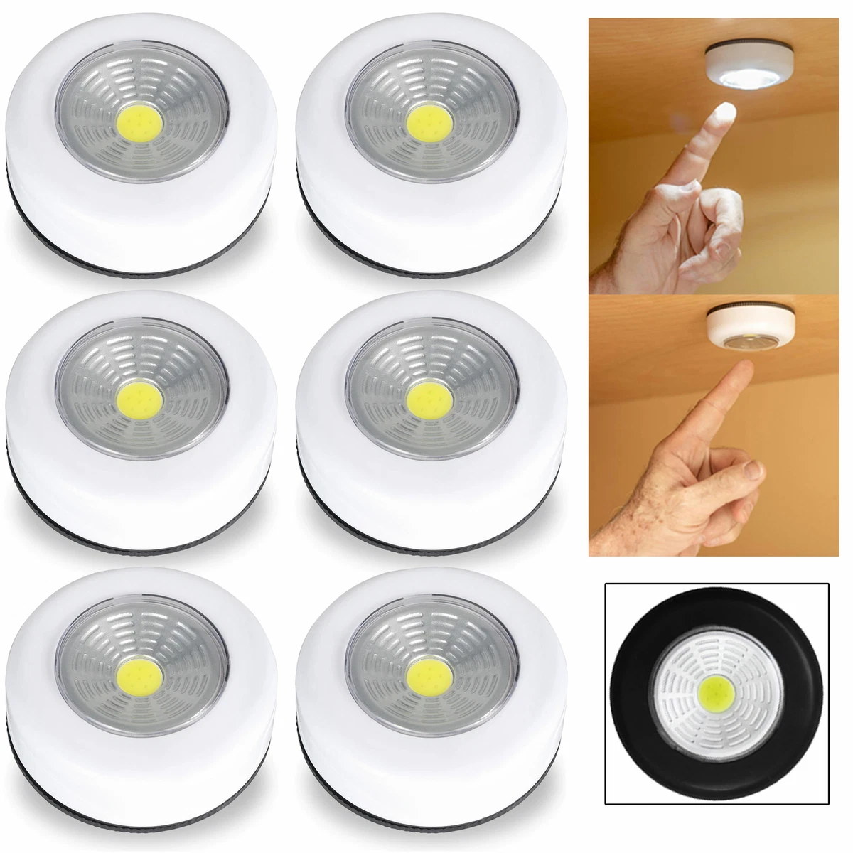 Battery operated stick on wall lights online