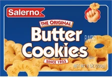 3 Boxes Salerno Original Butter Cookies, 8 oz Box