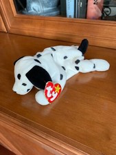 DOTTY Dalmatian Spotty Dog 4100 TY Beanie Babies Baby 1996 P.V.C. Pellets