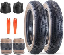 2 Pack Heavy Duty 20/26x4.0 E-Bike Fat Tires High-Performance With 2 Tubes