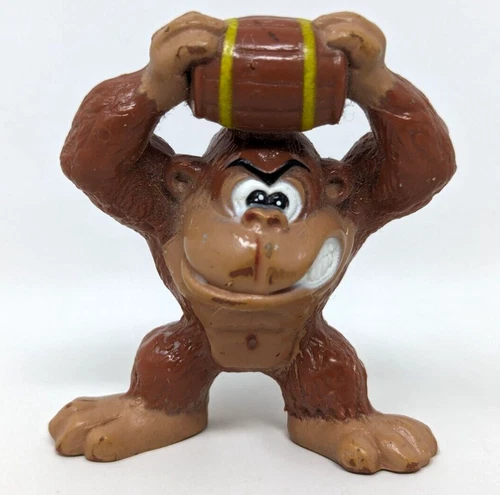 Vintage 1982 Nintendo Coleco #4511 Donkey Kong Ape Arcade PVC Figure Toy JM24