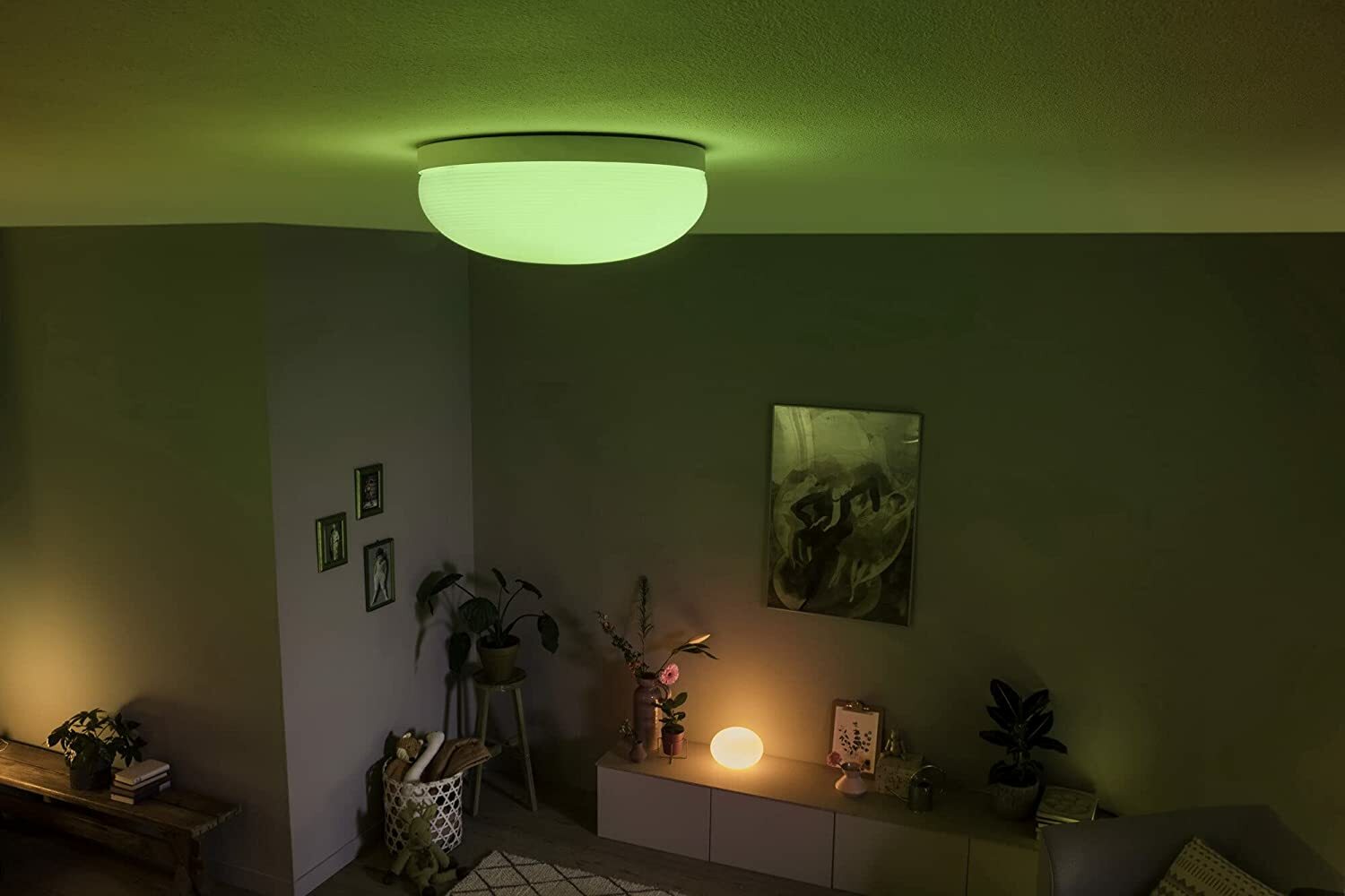 Philips Hue Lámpara de luz LED inteligente Hue florecer Empotrado Blanco Y...
