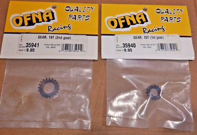 OFNA Nitro Clutch Gear Set, 1st and 2nd  15T/19T #35940 & 35941 NEW