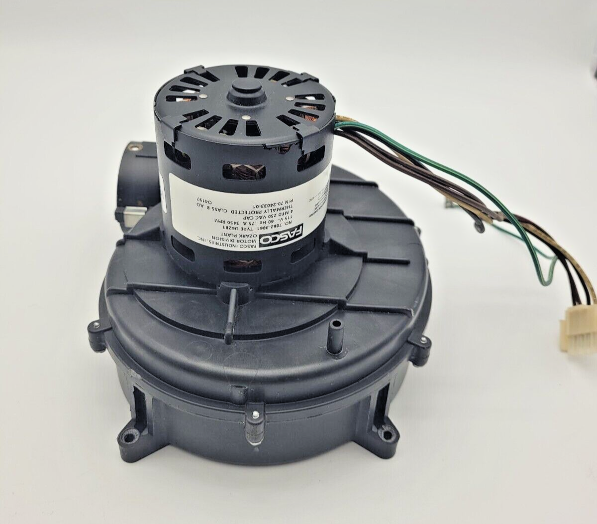 FASCO RGRA-07EMAES 7062-3861 70-24033-01-12 Inducer Motor Assembly