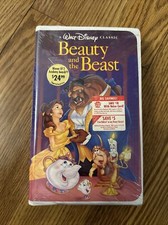Beauty and the Beast Walt Disney's Black Diamond Classic (VHS, 1992) NEW SEALED