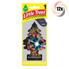 12x Packs Little Trees Single Supernova Scent Hanging Trees  Prevents Odor 