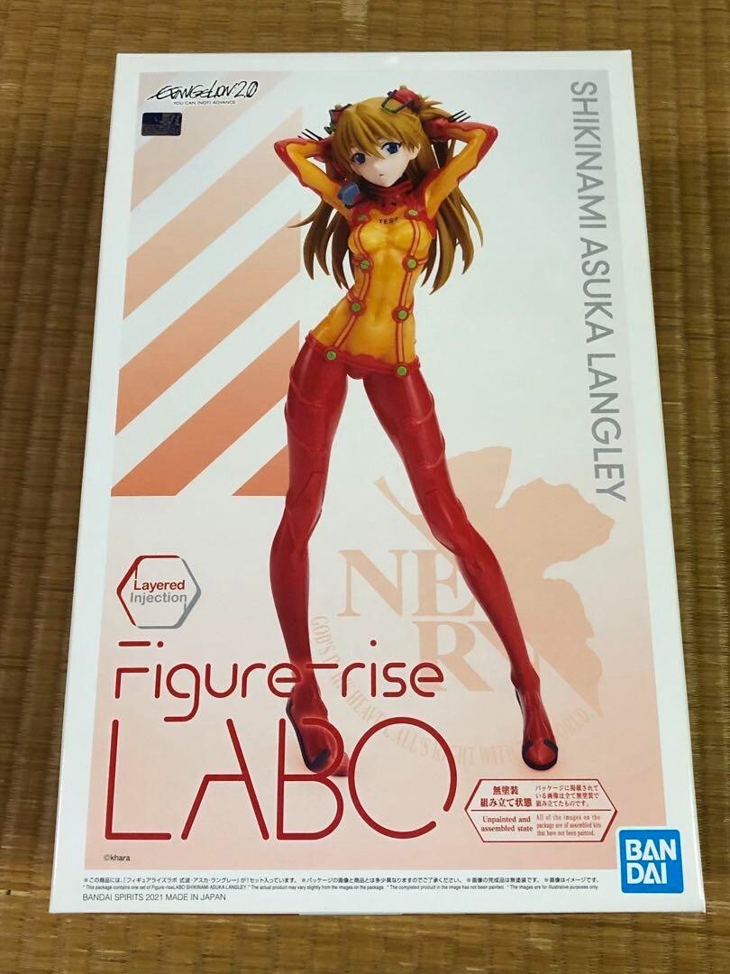 Kits de modelos Evangelion Shikinami Asuka Langley Figure-rise LABO 5060755 Japón