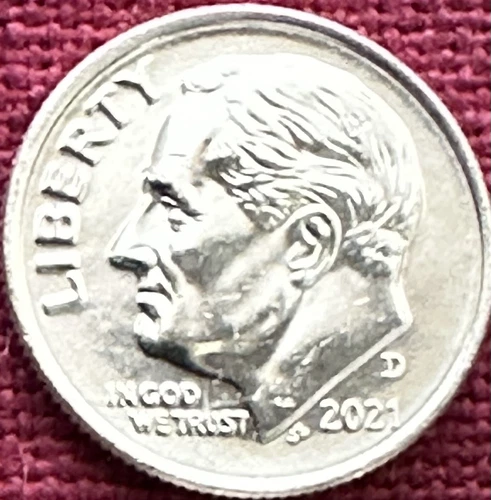 2021-D Roosevelt Dime BU From OBW