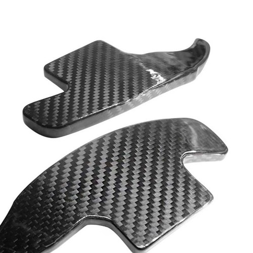 Carbon Fiber Steering Wheel Shift Paddle Switch Shifter Fits Mustang 2015-2019 - Picture 6 of 7