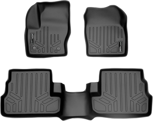 MAXLINER Floor Mats 2 Row Liner Set Black for 2015-2016 Lincoln MKC - 第 1/12 張圖片