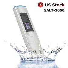 SALT-3050 Waterproof IP65 Meter/Digital Salinity PPM Temperature Tester