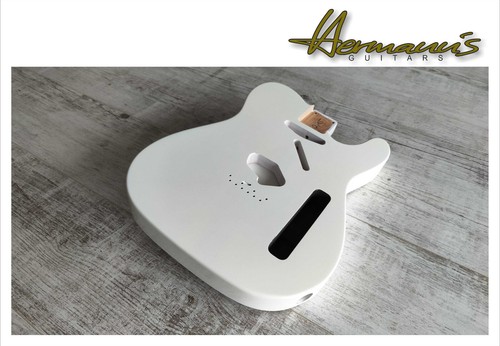 Tele / TL "Real Nitro Finished" Alder Cuerpo,Color Polar Blanco,Peso Aprox. 2,2 - Imagen 6 de 9