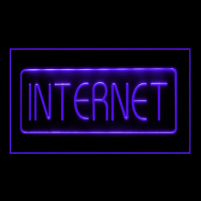 130018 Internet Cafe Access Wi-Fi Cyber Online Game Display LED Light Neon Signs