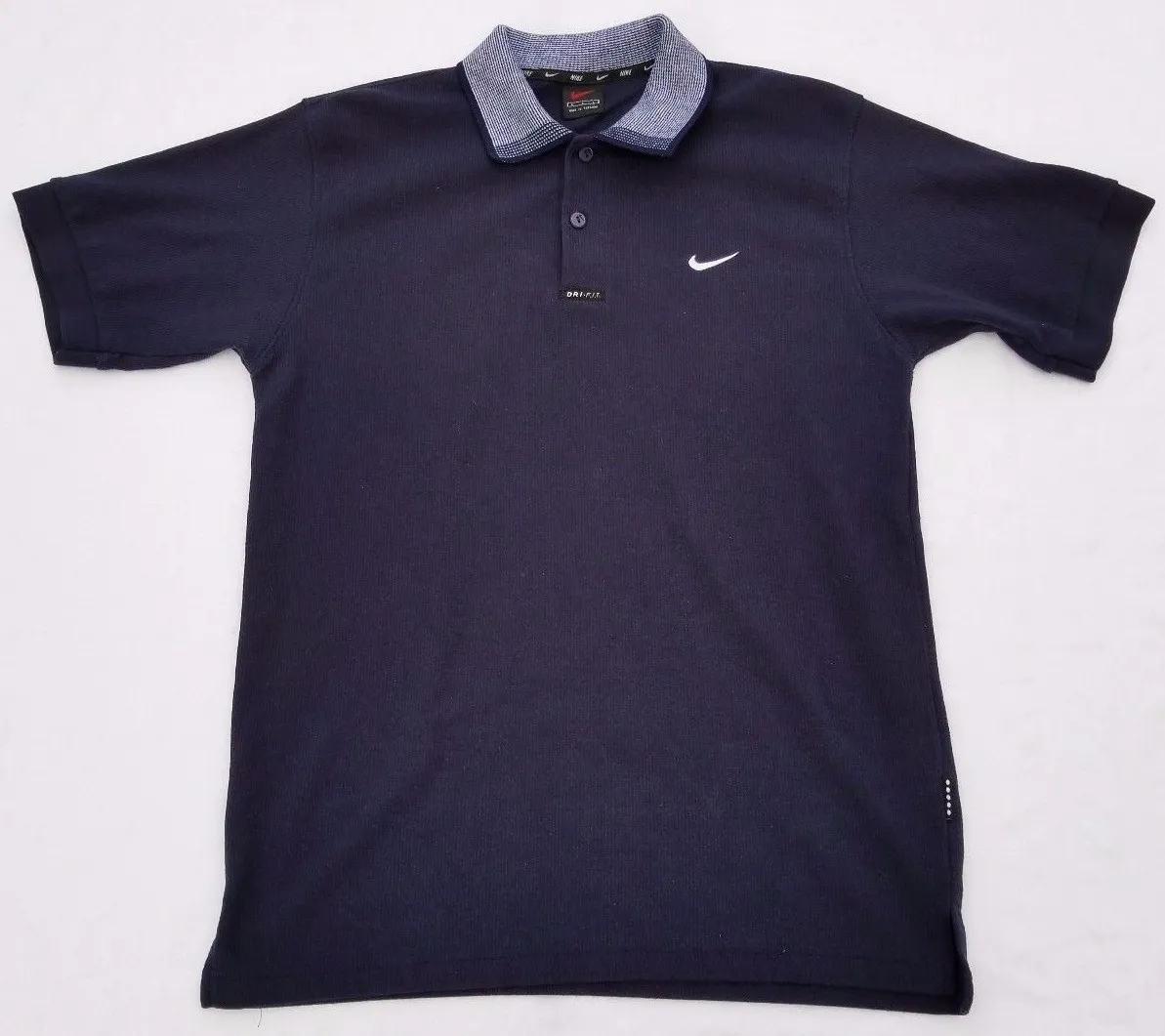 Nike polo shirt men sz navy vintage tennis 90s vtg | eBay