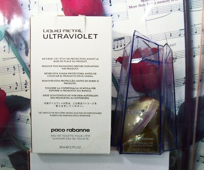 Paco Rabanne Ultraviolet Liquid Metal Summer EDT Spray 2.7 FL. OZ. NWB