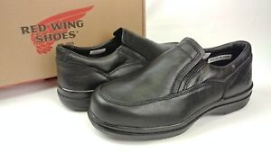red wing slip on steel toe shoes
