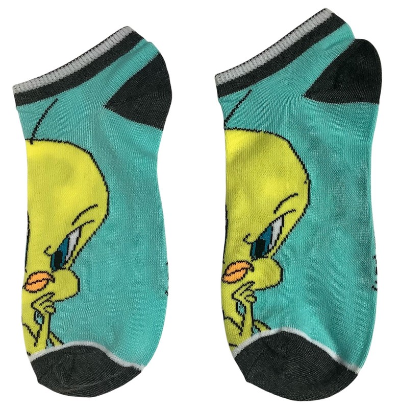 Tweety Bird Looney Tunes Novelty Socks Fits Women Size 5-10/Men Size 5-8