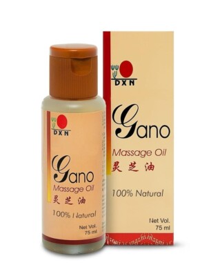 DXN Gano Massageöl - Mit Ganodermaextrakt und Palmöl - 75 ml - 1er Pack