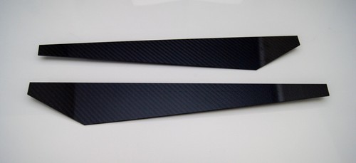 Carbon Fiber Canard Extensions Rear Bumper Fit BMW E90 E92 F30 F80 335i M3 M4 CF - Picture 2 of 12