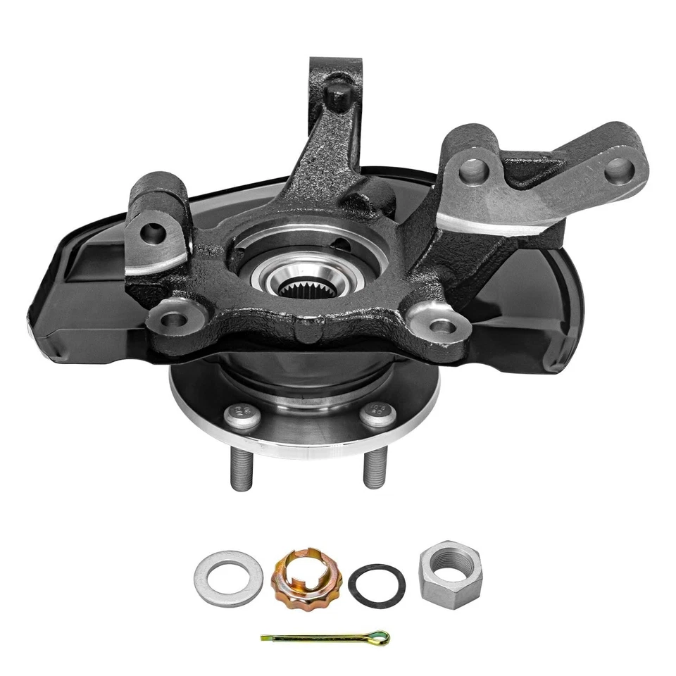 Buje de cojinete de rueda de nudillo de dirección delantero izquierdo para Jeep Patriot Compass 2007-2017 Foto 3 de 4