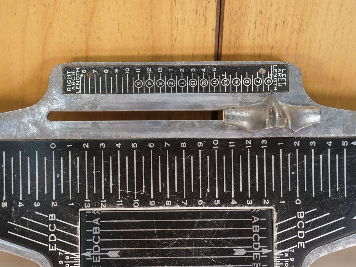Vintage Shoe Store Foot Measuring Tool The BRANNOCK DEVICE Vintage Shoe Store Foot Measuring Tool The BRANNOCK DEVICE