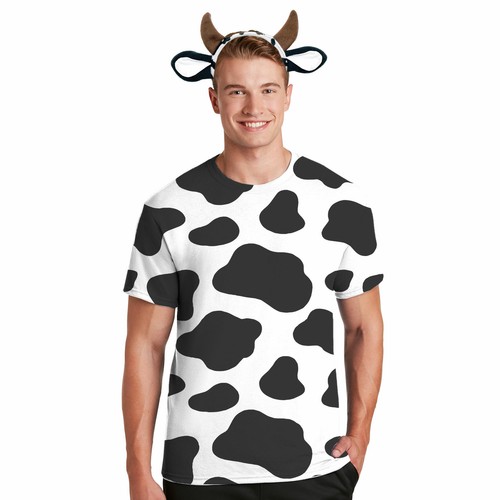 Halloween Costume Cow Pattern All Over 