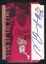 1999 Upper Deck Basketball Card Maurice Taylor #  Clippers Sign of the Times